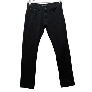 32/32 Men denim jean straight leg black